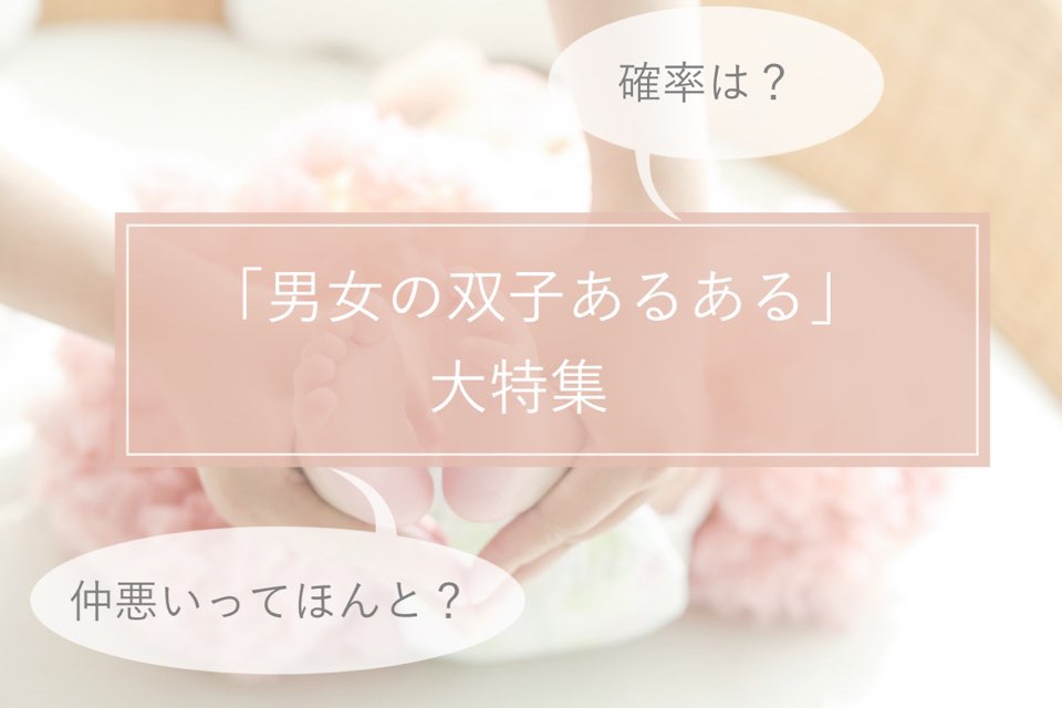 男女の双子が生まれる確率 仲悪いの あるあるを双子ママが解説 双子ライフ