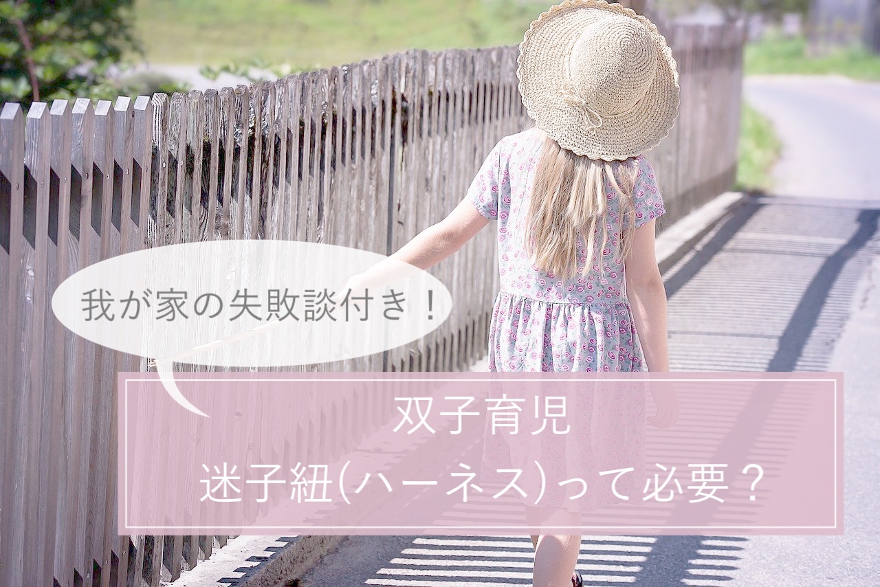 双子に迷子紐（ハーネス）は必要？どんな子におすすめ？【失敗談】｜＊双子ライフ＊
